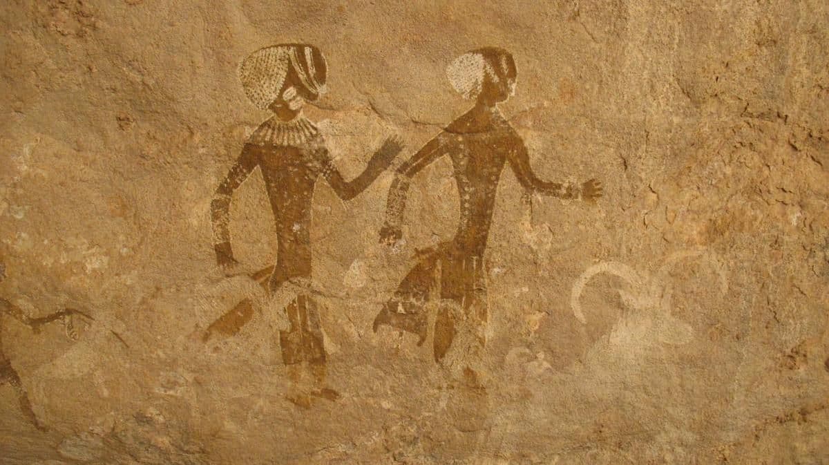 Enigmes du Passe Dessins de Tassili NAjjer Algerie